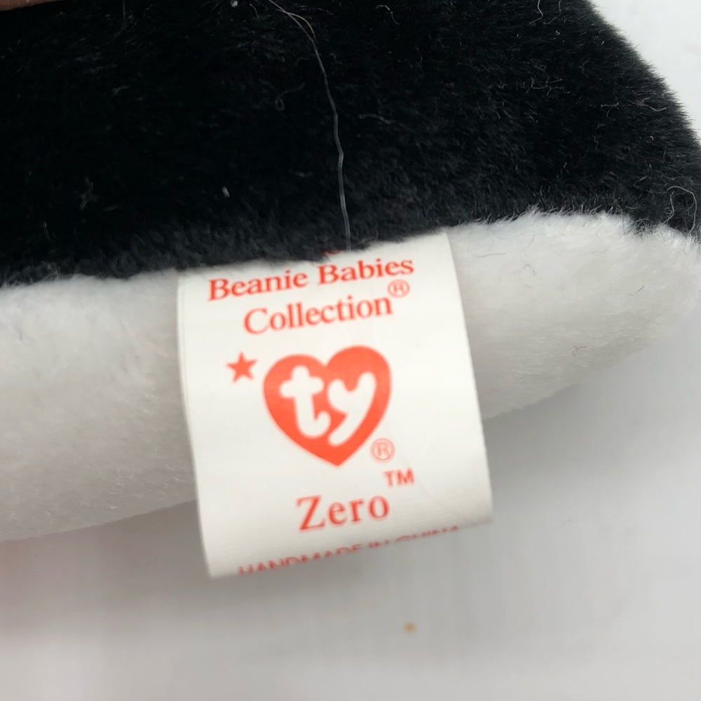 Ty Vintage 1998 Beanie Babies Holiday Zero Penguin Retired Christmas Plush - Picture 7 of 9